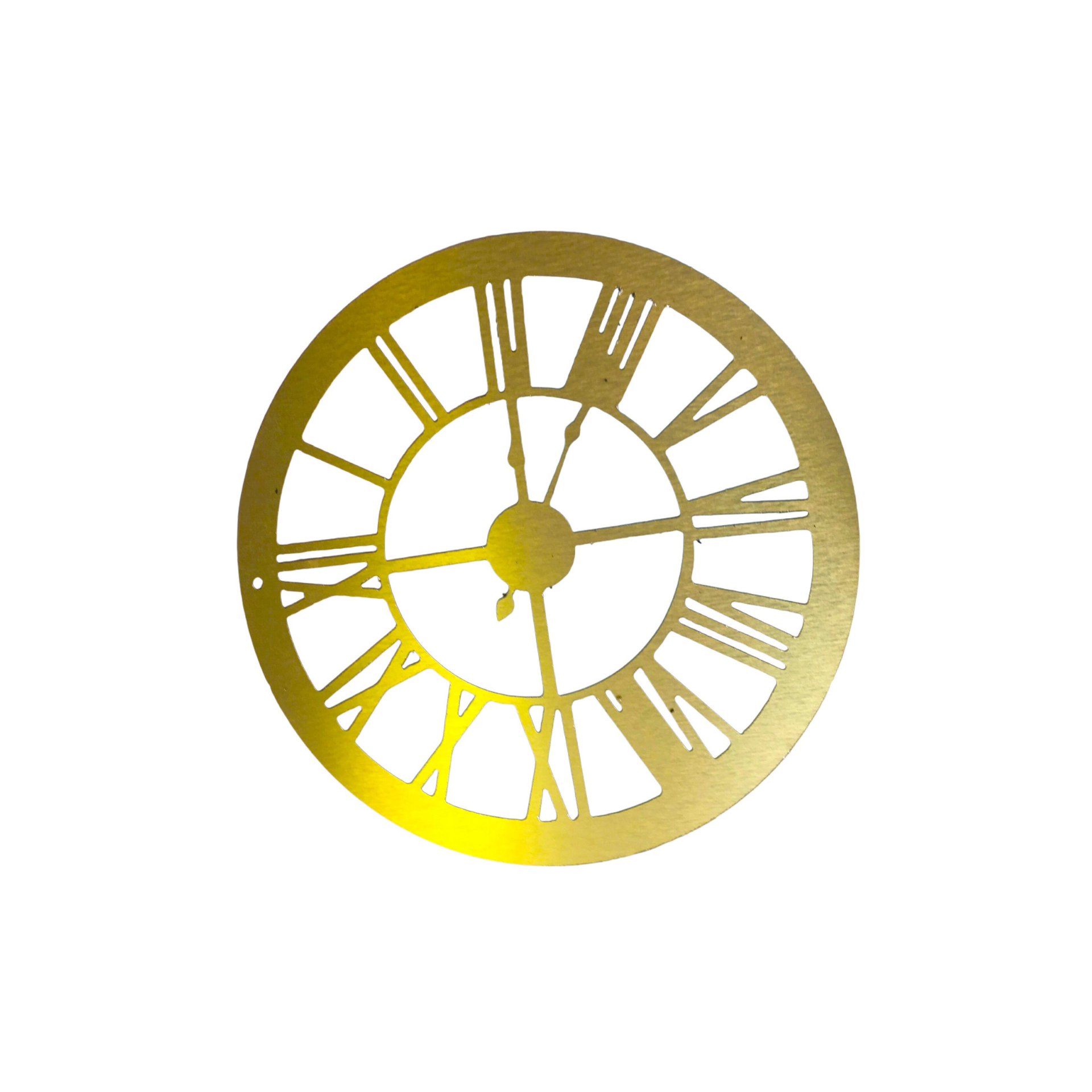 Hanging Prop Clock - Gold - Visual Architects