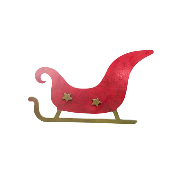 Hanging Prop - Santa's Sleigh 2D