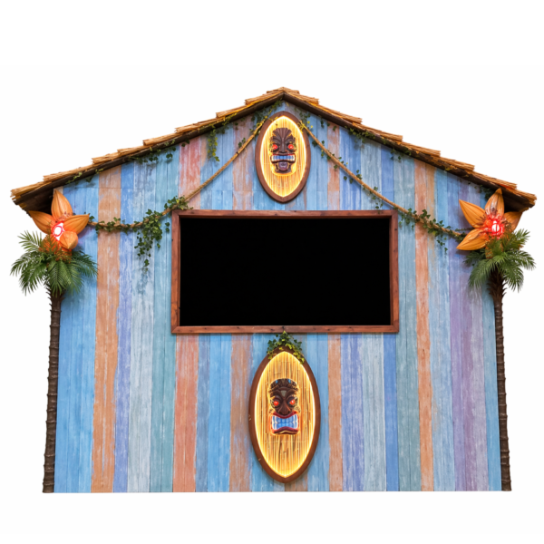 DJ Booth - Tiki Colourful Stage Small