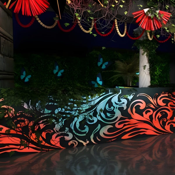 DJ Booth - Penthouse Bar Cover - Carnival Pattern