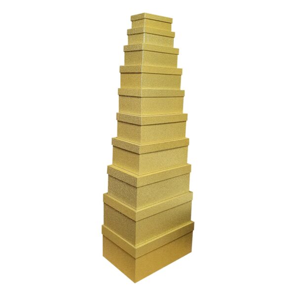Standing Props - Yellow gift boxes