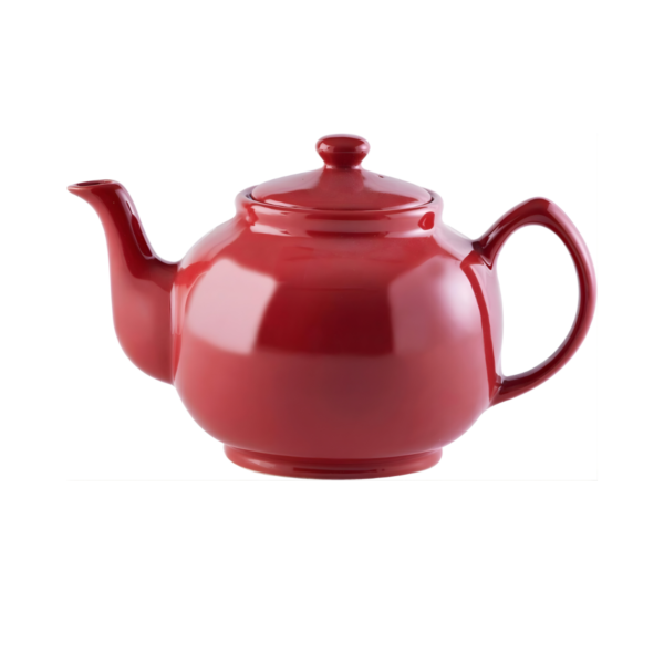 Table Pieces - Red Teapot