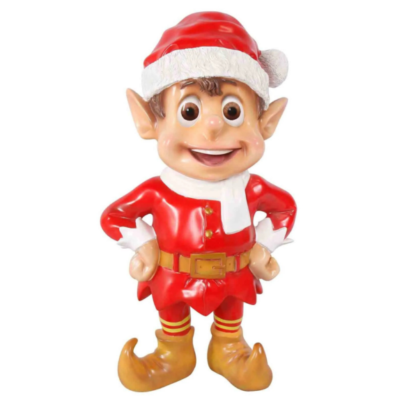 Standing Props - Santa Elf Standing Red