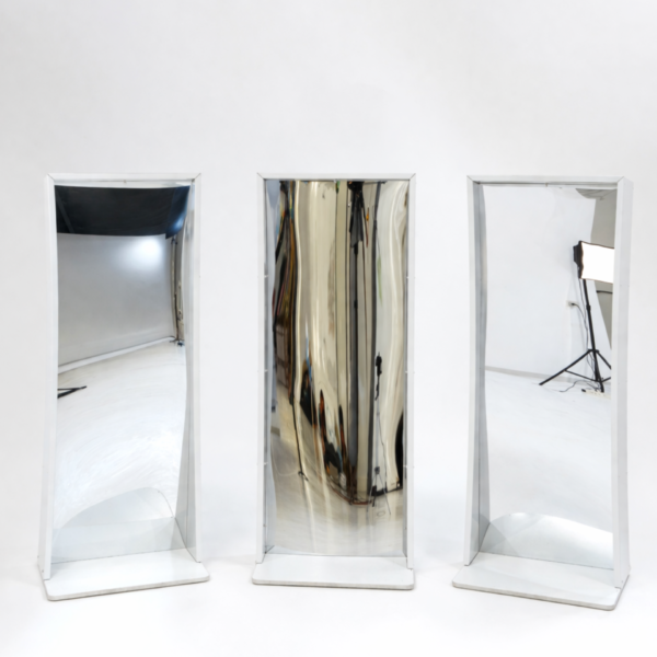 Standing Prop - Wavy White Mirror