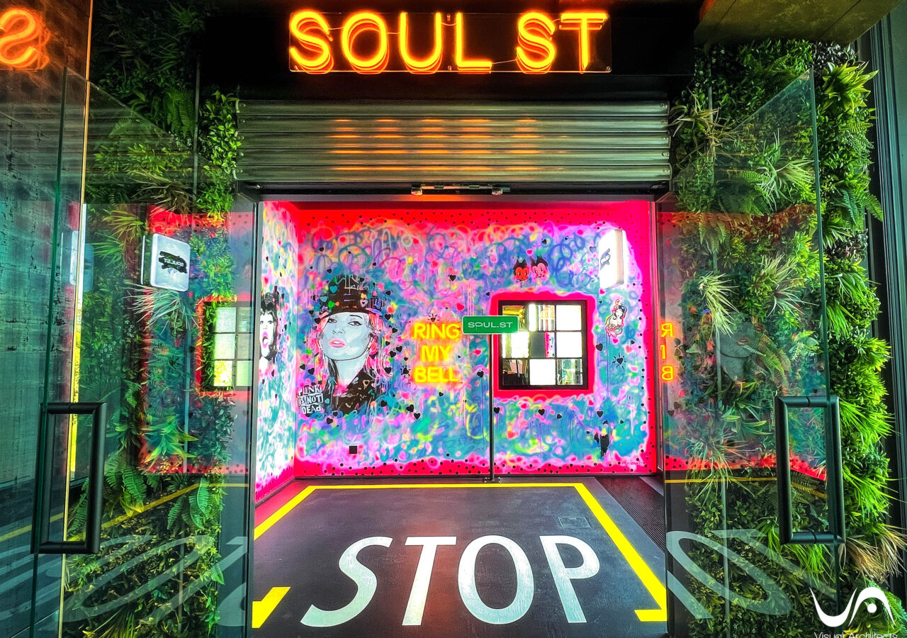 Soul Street Zurich restaurant interior design by Visual Architects