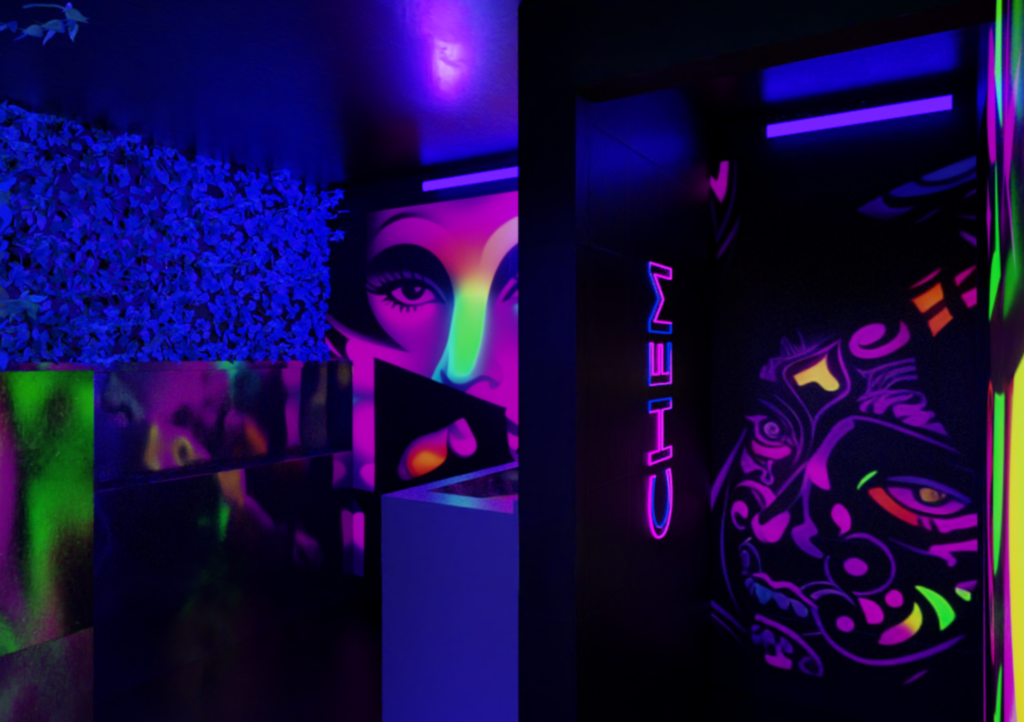 Diseño interior de la discoteca Club Chemistry, obra de Visual Architects
