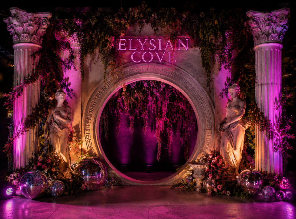 Elysian Cove Event Decor