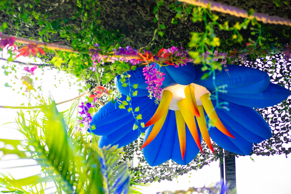 Enchanted gardens event decor