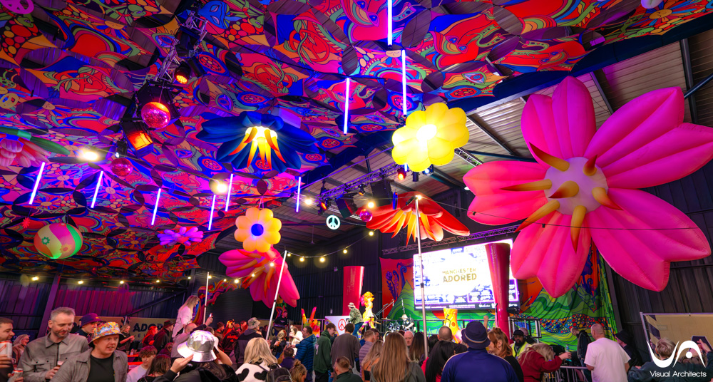 Decoración para eventos al estilo «Flower Power» (4)