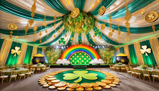 St Patrick’s day event decor