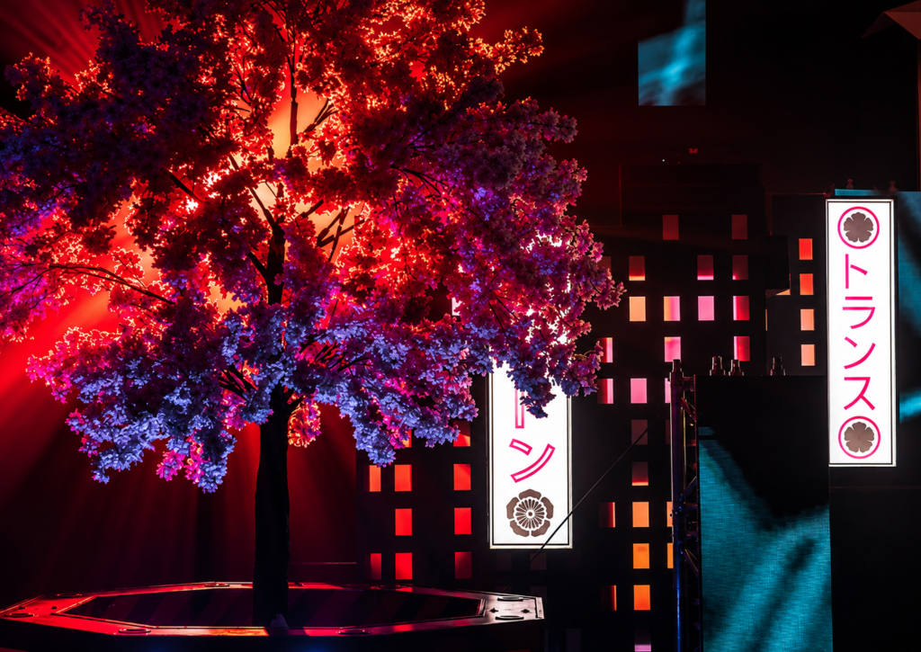 Tokyo rising event decor