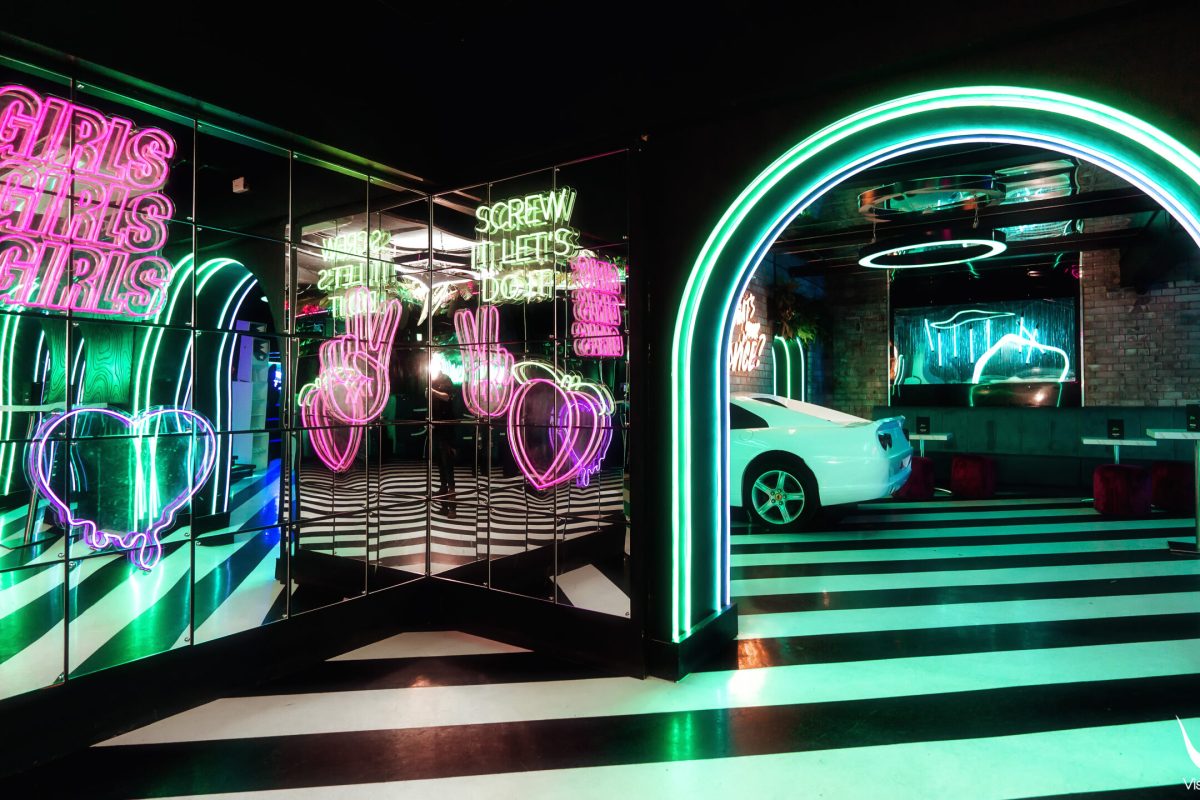 Diseño de interiores del bar de cócteles y discoteca Vice Liverpool, a cargo de Visual Architects