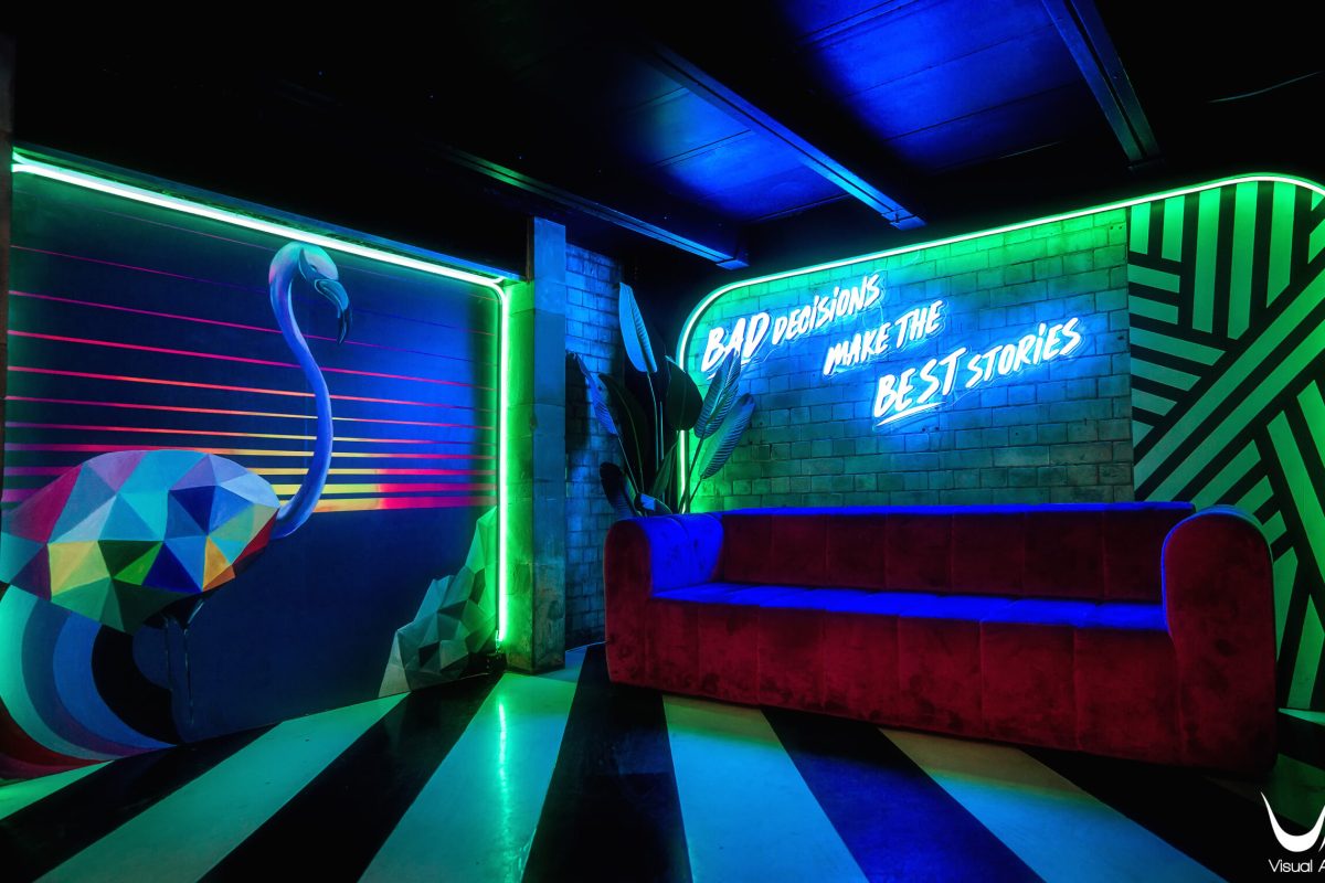 Diseño de interiores del bar de cócteles y discoteca Vice Liverpool, a cargo de Visual Architects