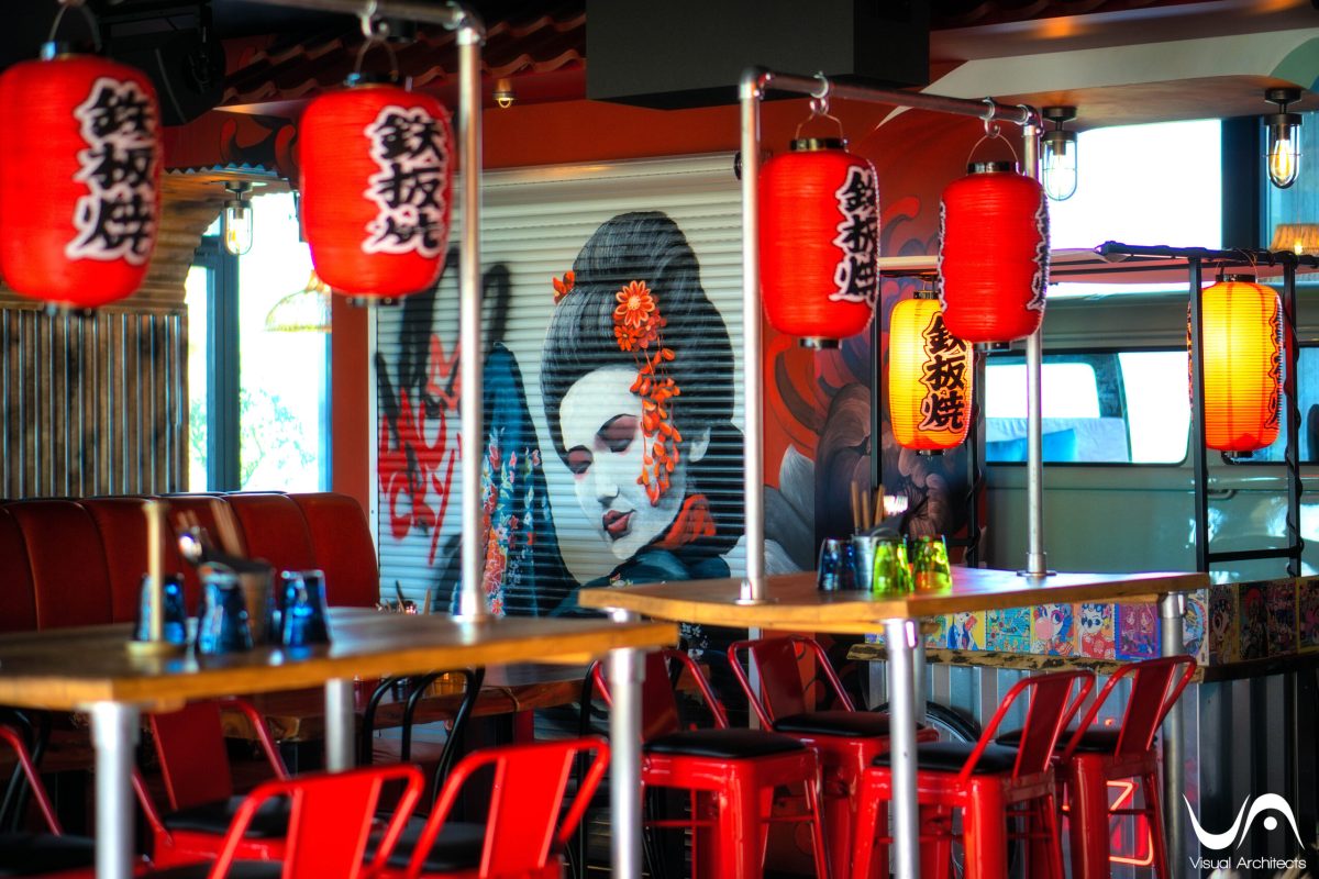 Soul Street Zurich restaurant interior design by Visual Architects